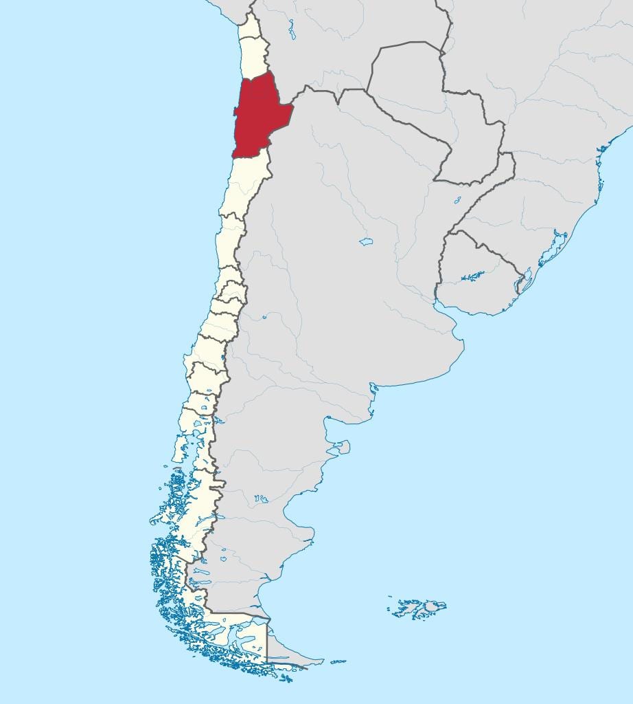 Kart antofagasta, Çili