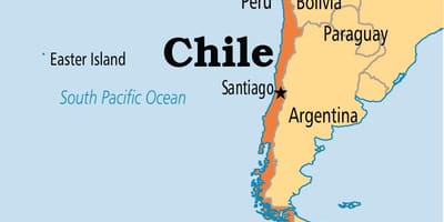 Santiago de Çili xəritə